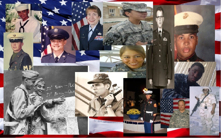 Senn Bulldogs Wall of Honor Military Collage